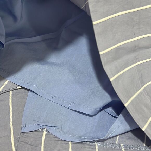 EVIDNT Asymmetrical Mini Skirt, Sky Stripe, XS NWT - Picture 9 of 12